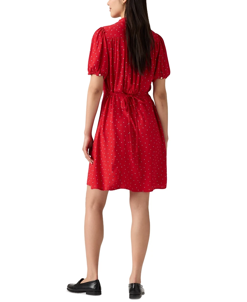 Levi's Women's Cotton Lea Button-Front Mini Dress