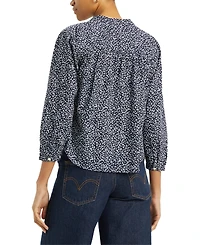Levi's Women's Lilah Button-Front 3/4-Sleeve Blouse
