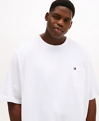 Tommy Hilfiger Men's Big & Tall Crew Neck Pocket T-Shirt