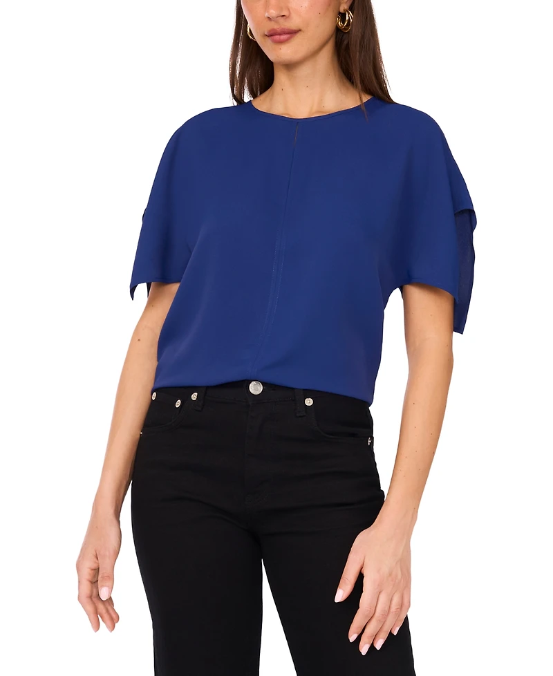 Vince Camuto Women's Front-Slit Dolman-Sleeve Blouse