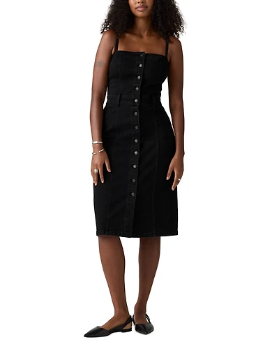 Levi's Women's Denim Bustier Button-Front Dress