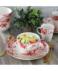 Elama Amor 16 Pc. Dinnerware Set, Service for 4