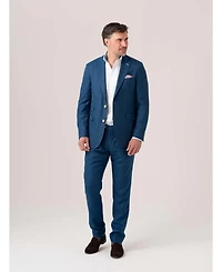 Koy Clothing Men's Linen Wool Silk Blend Trousers