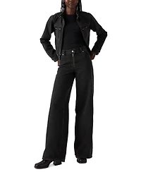 Levi's Women's Cotton '94 Mid-Rise Wide-Leg Moto Jeans