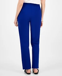 Jm Collection Women's Ponte-Knit Pull-On Ankle Pants, Exclusively at Macy's
