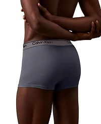 Calvin Klein Men's 3-Pack Microfiber Stretch Low-Rise Trunk Underwear