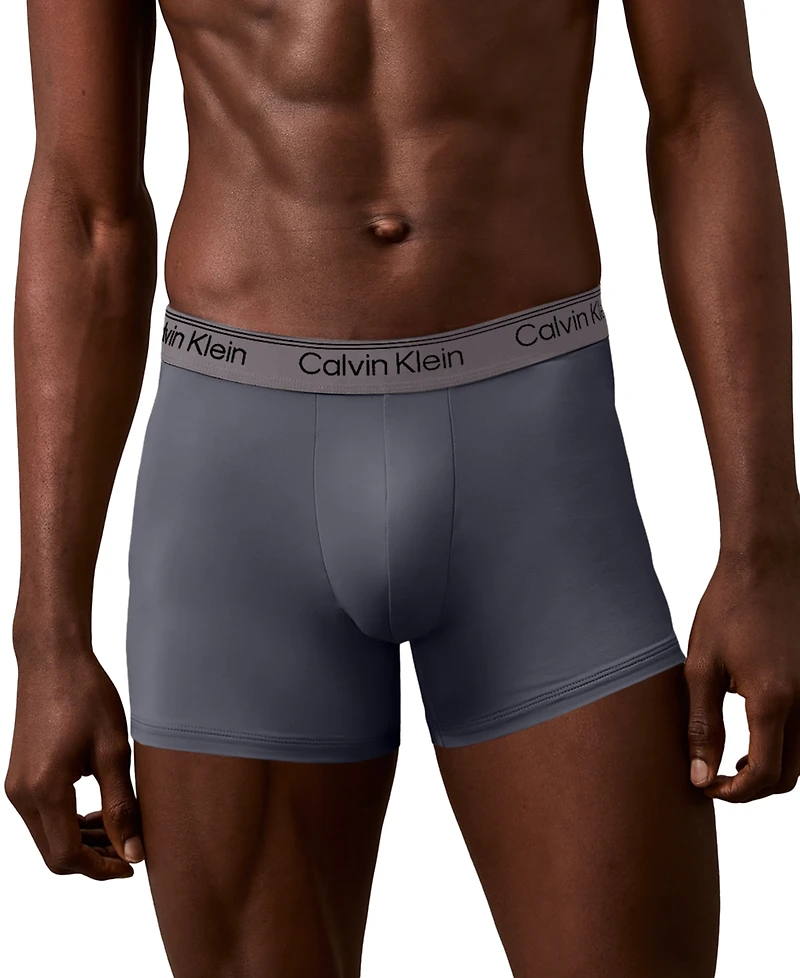 Calvin Klein Men's 3-Pk. Micro Stretch Moisture-Wicking Boxer Briefs