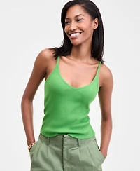 On 34th Women's Striped V-Neck Tank, Macy's Exclusive