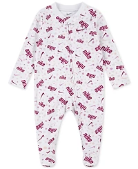 Nike Baby Girls or Boys Printed Footed Coverall