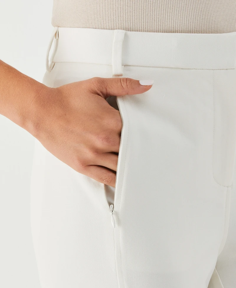 Ella Rafaella Petite Seamed Ankle Pants