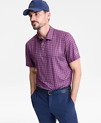 Pga Tour Men's All-Over Geometrical Polo Shirt