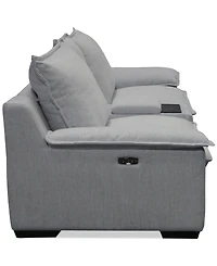 Borsi 3-Pc. Sofa Sectional with 2 Power Recliners & 1 Console, Exclusive at Macy's