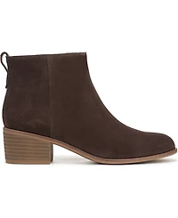 Dr. Scholl's Women's Anya Stacked Block Heel Zip Short Boots
