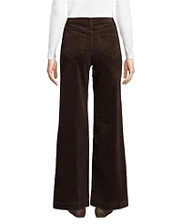 Lands' End Women's Tall High Rise Wide Leg Corduroy Pants