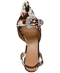 Steve Madden Women's Delilah-h Western Buckled Pumps