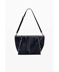 Desigual Women's Large shopper bag with stitching