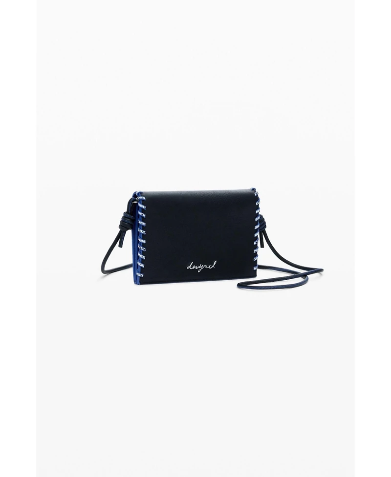 Desigual Women's 2-in-1 medium stitched wallet