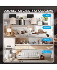 Zafro 16,000 Btu Portable Ac, Ultra Quiet 42dB, Dual Hose, App & Remote Control, Drain-Free, 24H Timer, Fan & Dehumidifier Modes for Rooms