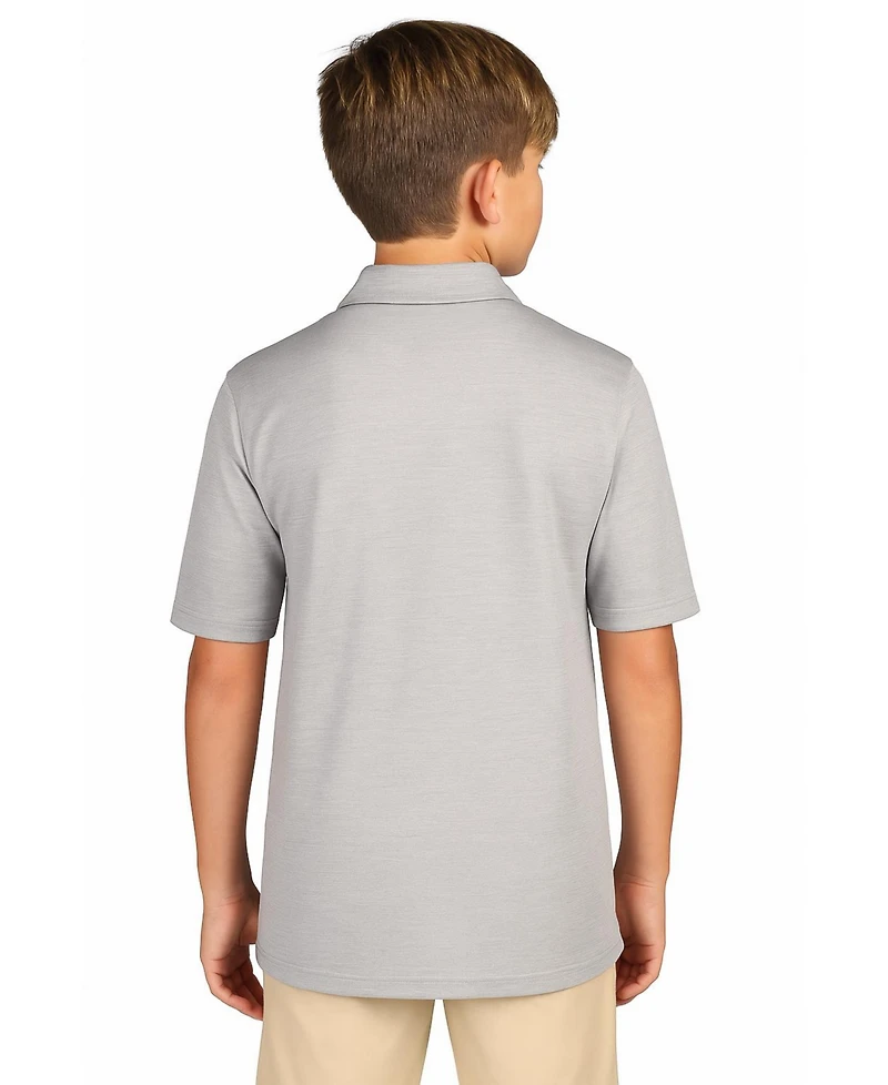TailorByrd Boys Solid Mesh Performance Polo Shirt - Cool & Comfortable Activewear