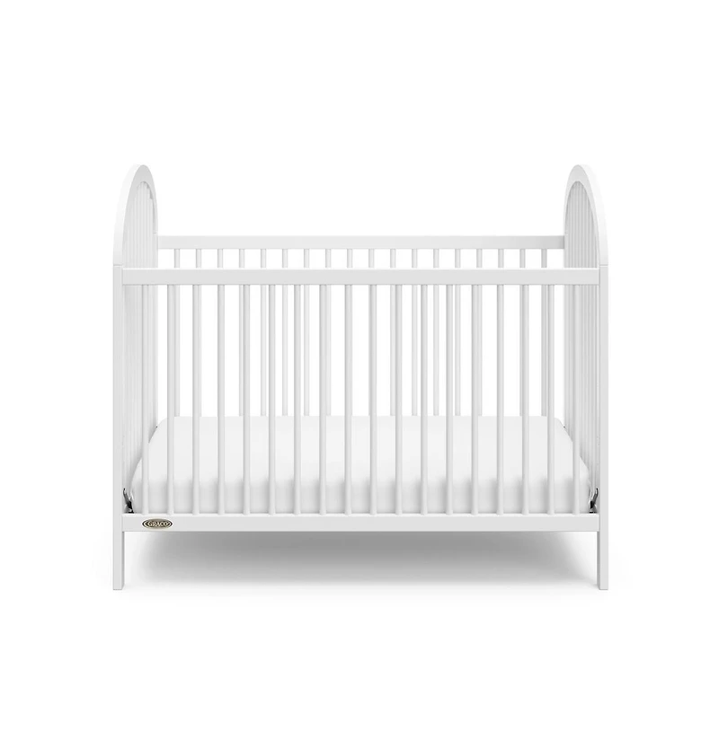 Graco Olivia 3-in-1 Convertible Crib (White) –Gold Certified