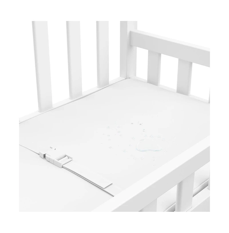Graco Changing Table with Water-Resistant Changing Pad (White)