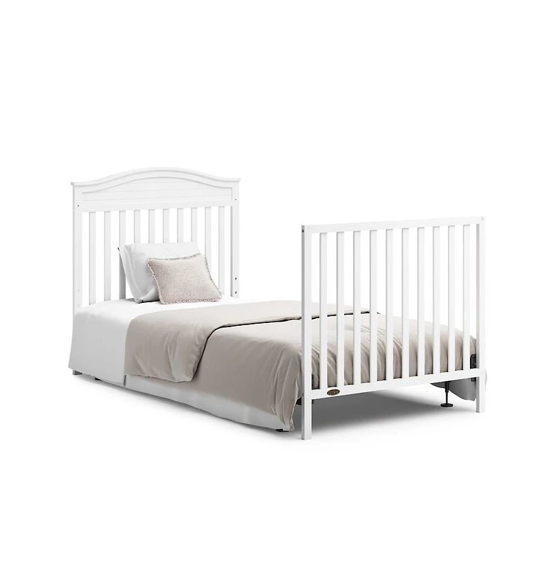 Graco Stella 4-in-1 Convertible Mini Crib with Bonus Mattress