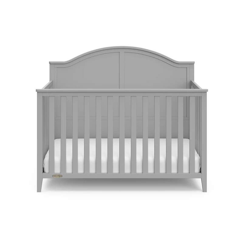 Graco Wilfred 5-in-1 Convertible Crib (Pebble Gray) – Greenguard Gold Certified
