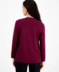 Ak Anne Klein Petite Newport Cardigan Sweater