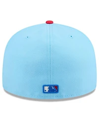 New Era Men's Light Blue/Red Washington Nationals 2025 Fourth of July 59FIFTY Fitted Hat