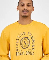 Sun + Stone Men's Athletic Graphic Sweatshirt, Macy's Exclusive