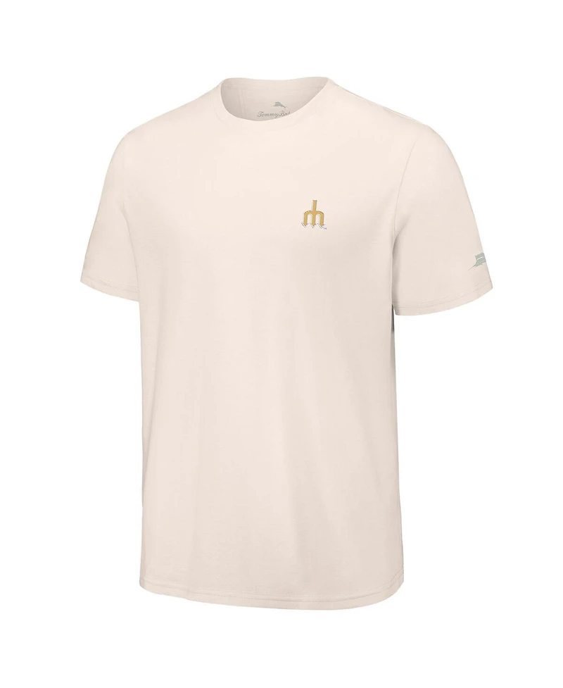 Tommy Bahama Men's Cream Seattle Mariners Fly Ball Club T-Shirt