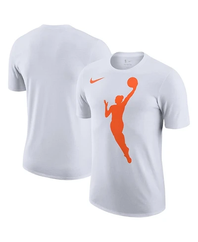 Nike Men's and Women's White Wnba Logo Woman T-Shirt