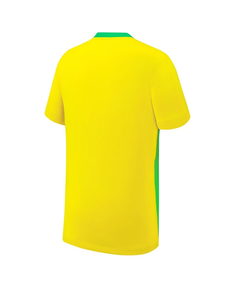 Nike Big Boys and Girls Yellow Brazil Women's National Team 2025/26 Home Replica Jersey