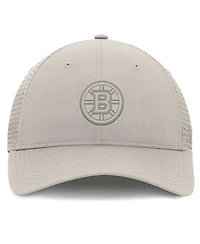 Fanatics Women's Tan Boston Bruins Authentic Pro Road Trucker Adjustable Hat