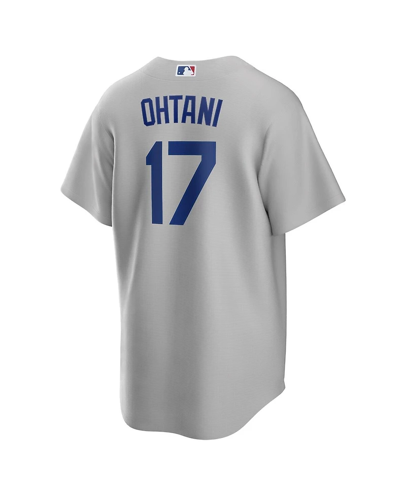Nike Men's Shohei Ohtani Gray Los Angeles Dodgers Alternate Road Replica Jersey
