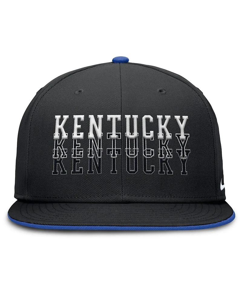 Nike Men's Black Kentucky Wildcats True Primetime Performance Fitted Hat