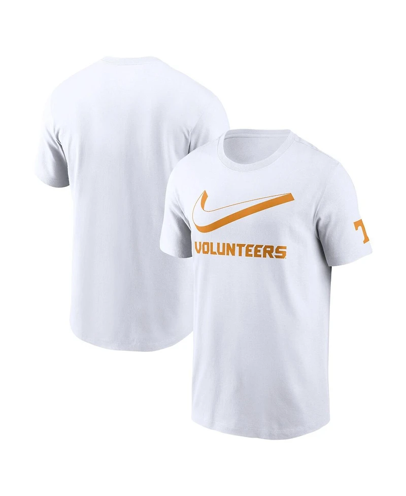 Nike Men's White Tennessee Volunteers Primetime 2-Hit Swoosh T-Shirt