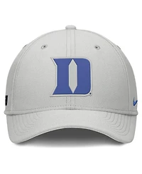 Nike Men's Gray Duke Blue Devils Rise Practice Performance Adjustable Hat