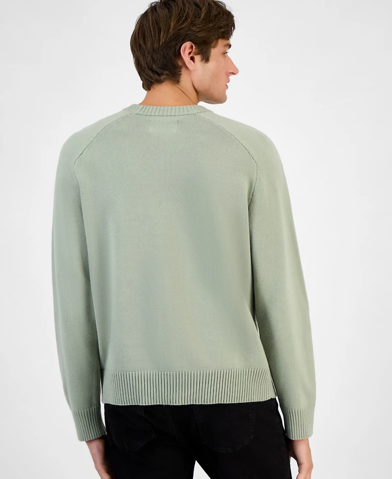 Sun + Stone Men's Crewneck Sweater, Macy's Exclusive