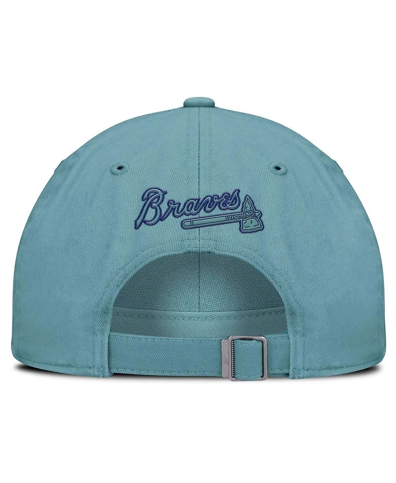Nike Men's Turquoise Atlanta Braves Father's Day Club Adjustable Hat