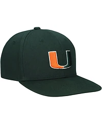 Top of The World Big Boys and Girls Green Miami Hurricanes Victory Stretch-Snap Adjustable Hat