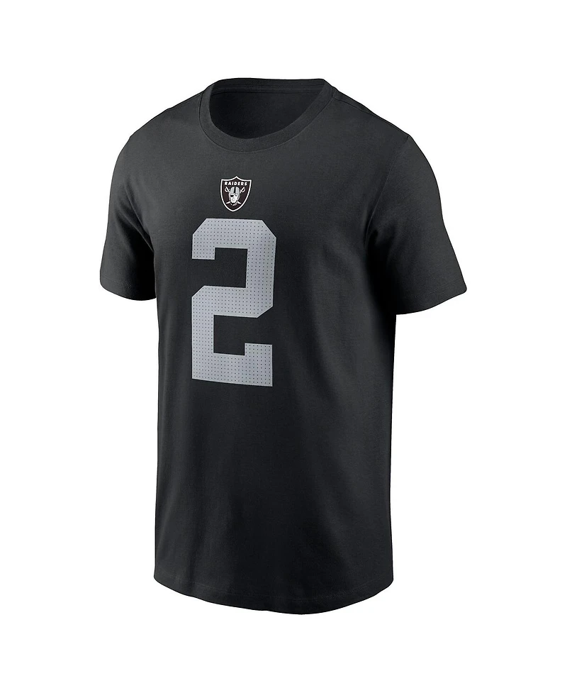 Nike Men's Ashton Jeanty Black Las Vegas Raiders 2025 Nfl Draft First Round Pick Name Number T-Shirt