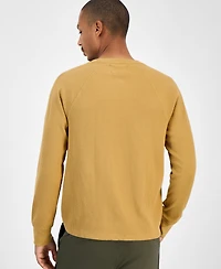Sun + Stone Men's Waffle-Knit Thermal Shirt, Macy's Exclusive