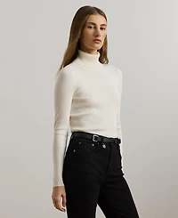 Lauren Ralph Ribbed Turtleneck Sweater