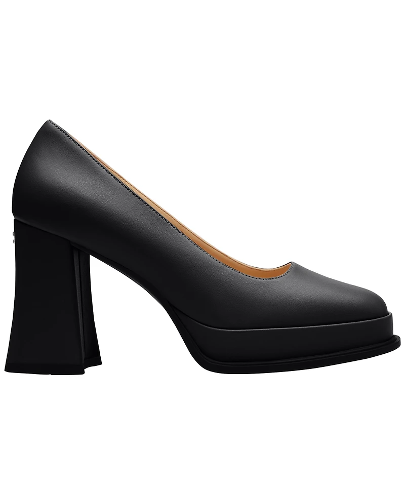 Coach Women's Sculpted C Leather Pumps