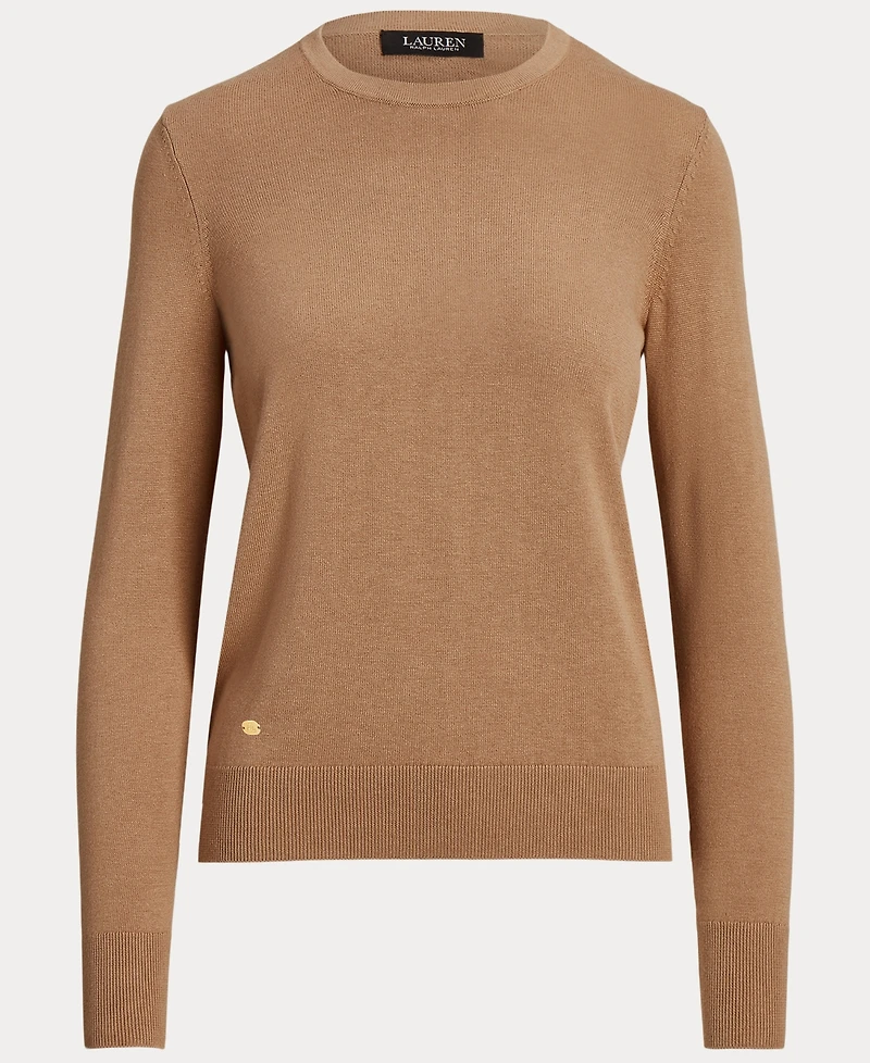 Lauren Ralph Women's Cotton-Blend Sweater