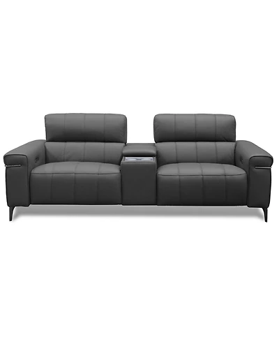 Wyndill 3-Pc. Leather Sofa with 2 Power Recliners, Exclusively at Macy's