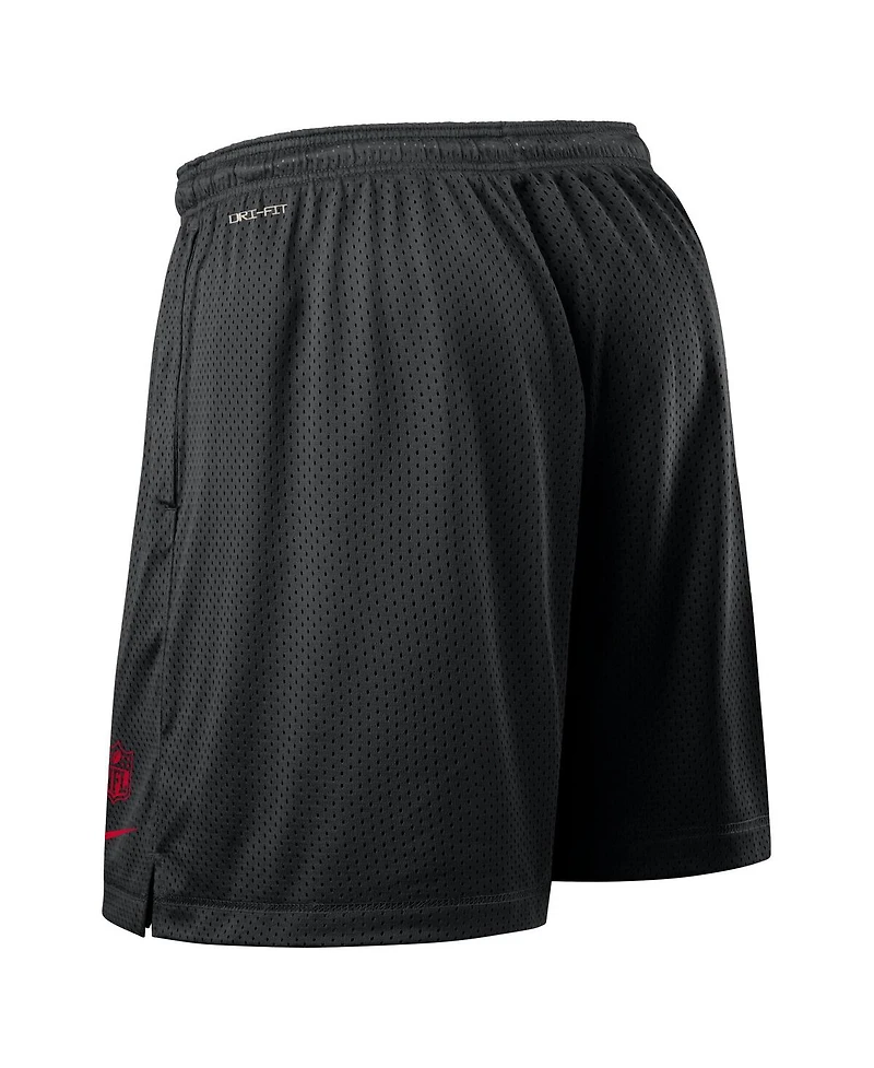 Nike Men's Black Atlanta Falcons Sideline Reversible Performance Shorts