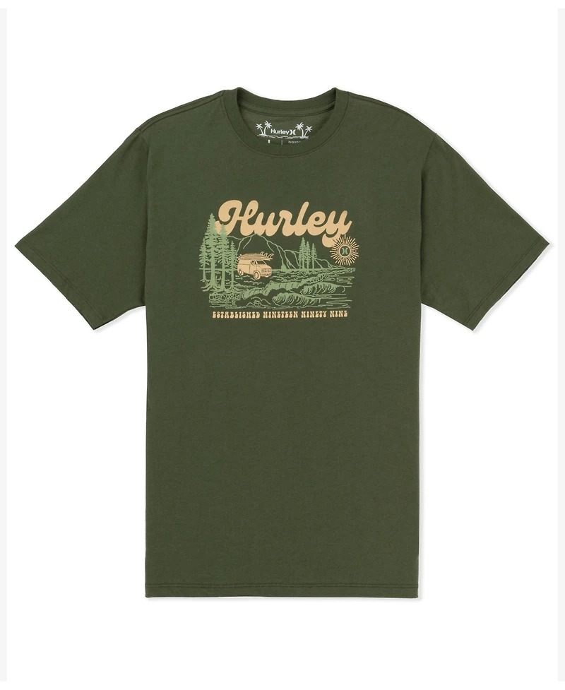 Hurley Men's Camp Short Sleeve T-Shirt
