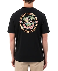 Hurley Men's Hawaiian Island Short Sleeve T-Shirt
